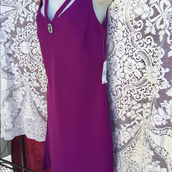 NWT Evan Piccone size 10 embellished neckline - Picture 4 of 6